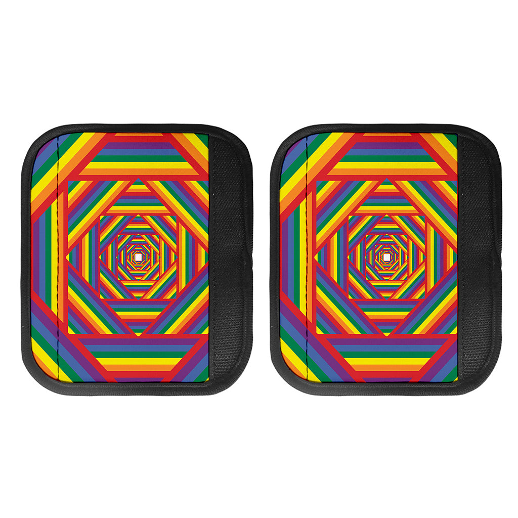 Abstract Rainbow LGBT Stripes Print Handle Covers