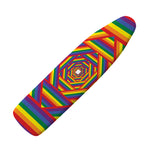 Abstract Rainbow LGBT Stripes Print Ironing Board Cover