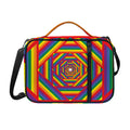 Abstract Rainbow LGBT Stripes Print Shoulder Strap Bible Bag