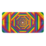 Abstract Rainbow LGBT Stripes Print Towel