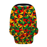 Abstract Reggae Pattern Print Baby Seat Cover