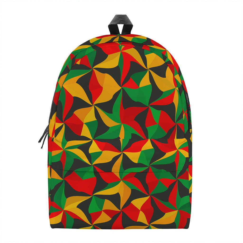 Abstract Reggae Pattern Print Backpack
