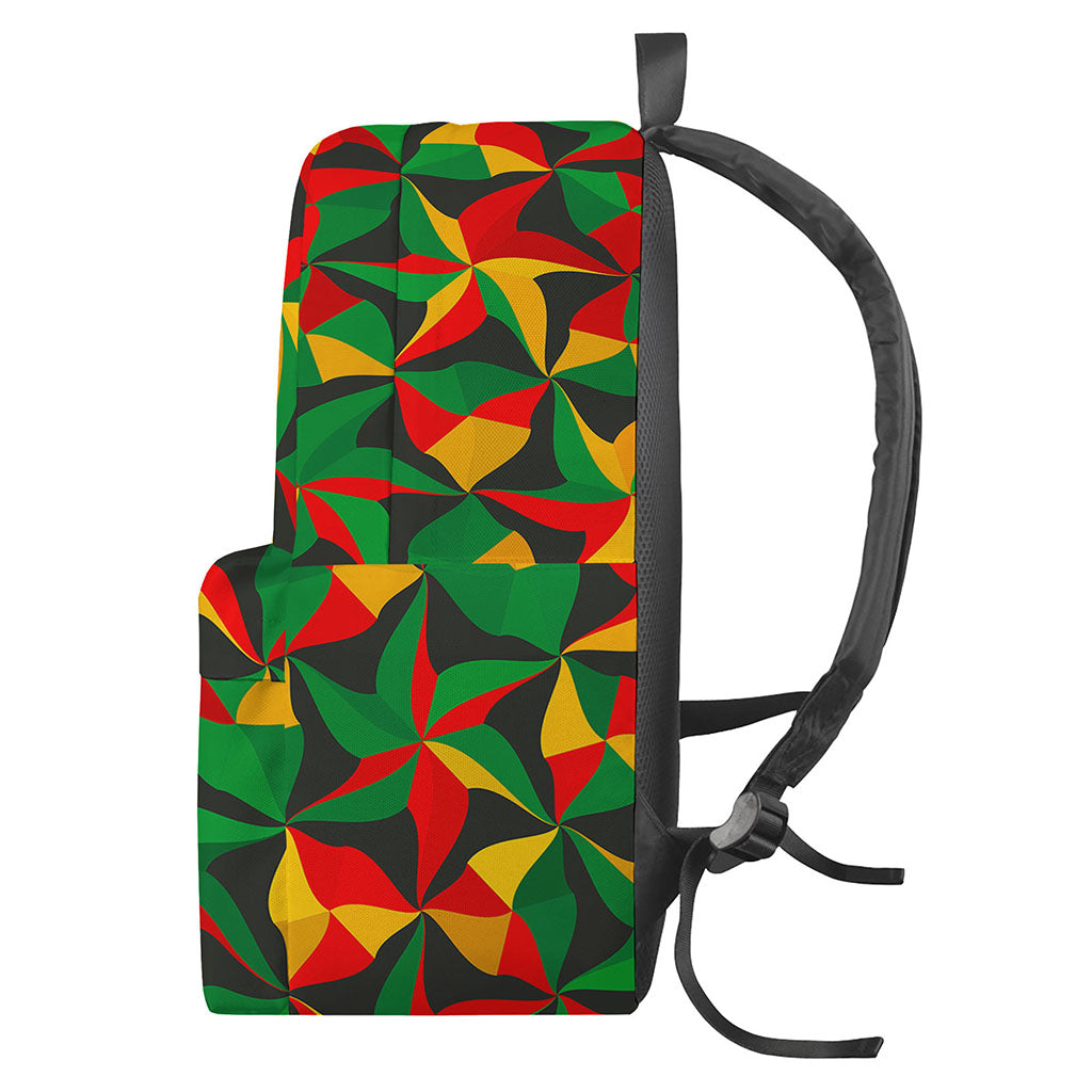 Abstract Reggae Pattern Print Backpack