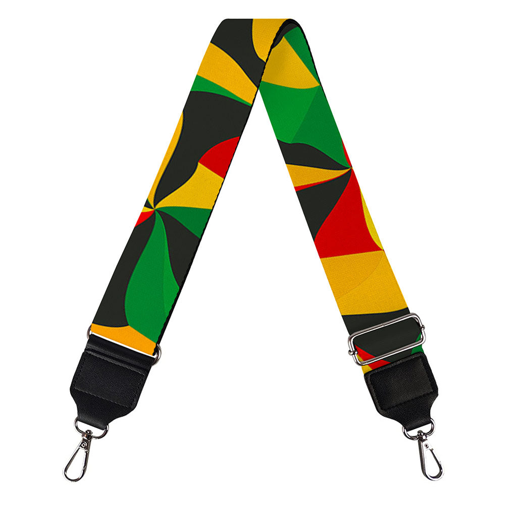 Abstract Reggae Pattern Print Bag Strap