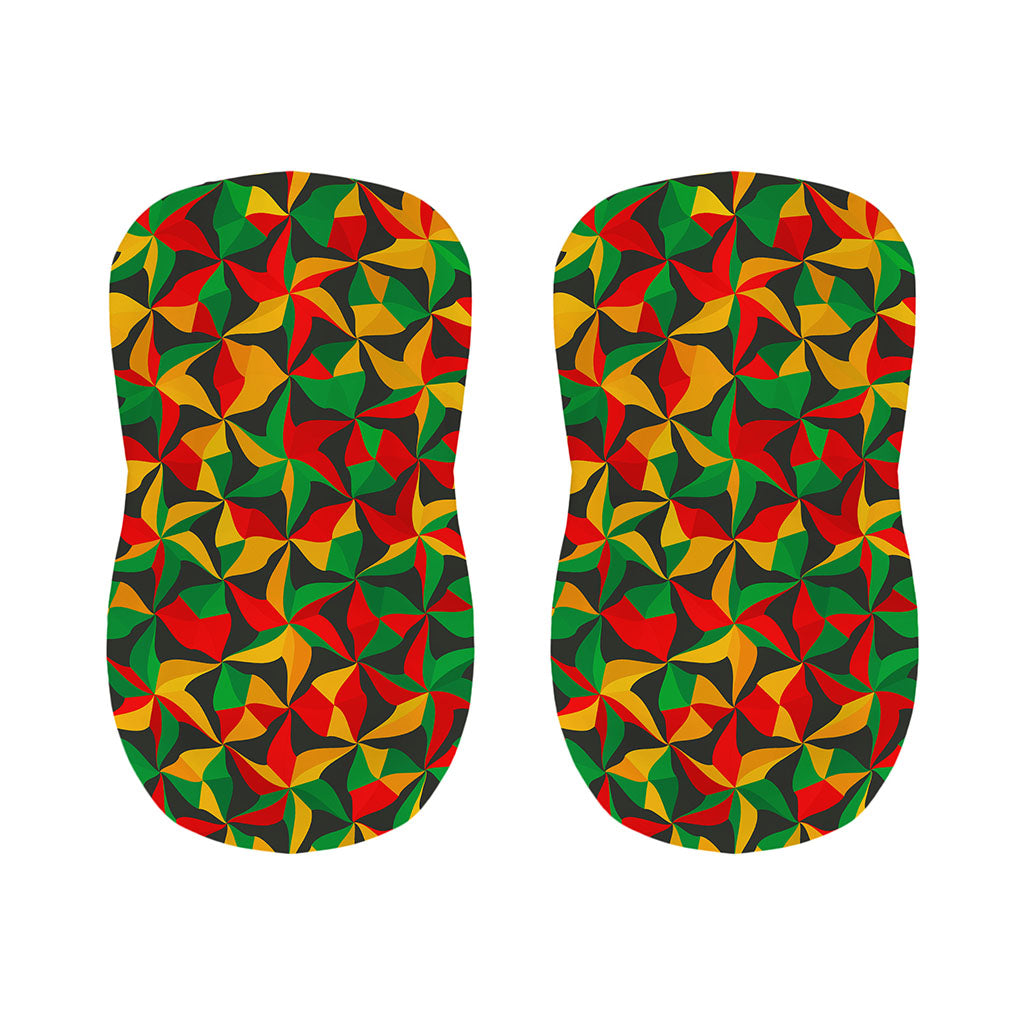 Abstract Reggae Pattern Print Bar Stool Covers