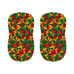 Abstract Reggae Pattern Print Bar Stool Covers