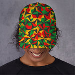 Abstract Reggae Pattern Print Baseball Cap