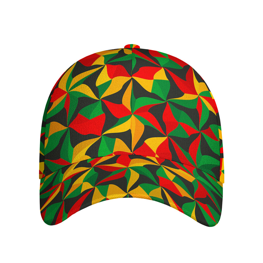 Abstract Reggae Pattern Print Baseball Cap