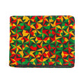 Abstract Reggae Pattern Print Bifold Wallet