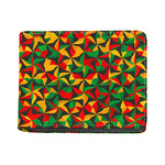 Abstract Reggae Pattern Print Bifold Wallet