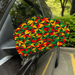 Abstract Reggae Pattern Print Car Side Mirror Covers