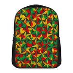 Abstract Reggae Pattern Print Casual Backpack