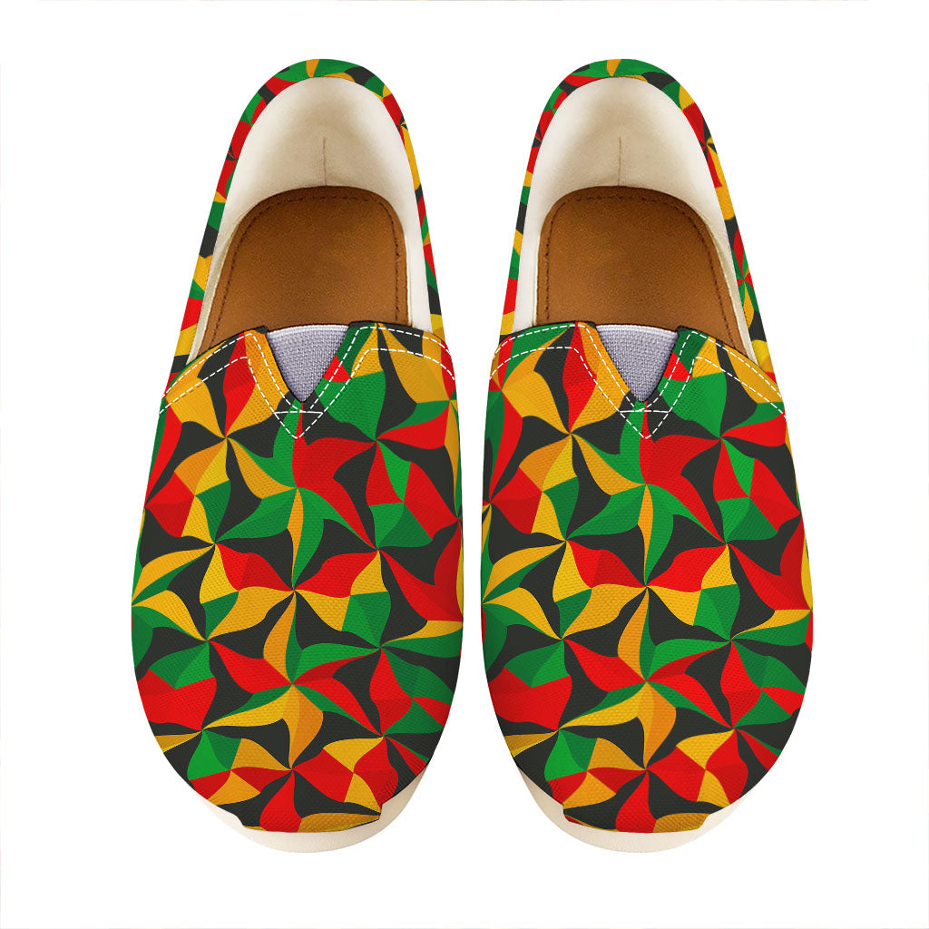 Abstract Reggae Pattern Print Casual Shoes