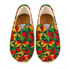 Abstract Reggae Pattern Print Casual Shoes