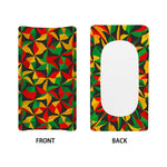 Abstract Reggae Pattern Print Changing Pad Cover