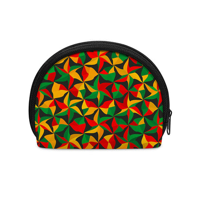 Abstract Reggae Pattern Print Coin Purse