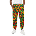 Abstract Reggae Pattern Print Cotton Sweatpants