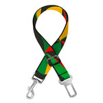Abstract Reggae Pattern Print Dog Seat Belt