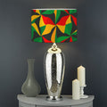 Abstract Reggae Pattern Print Drum Lamp Shade