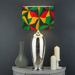 Abstract Reggae Pattern Print Drum Lamp Shade