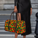 Abstract Reggae Pattern Print Duffle Bag