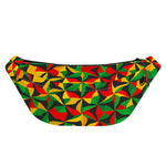 Abstract Reggae Pattern Print Fanny Pack