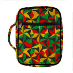 Abstract Reggae Pattern Print Front Pocket Bible Bag