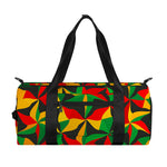 Abstract Reggae Pattern Print Gym Bag