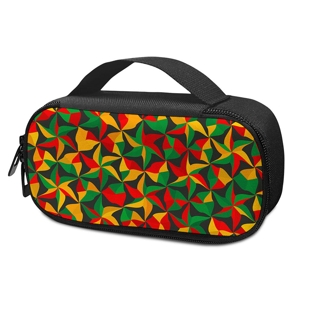 Abstract Reggae Pattern Print Insulin Cooler Travel Case