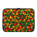 Abstract Reggae Pattern Print Laptop Sleeve