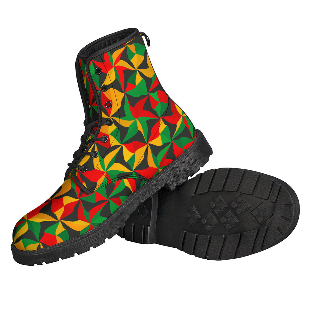 Abstract Reggae Pattern Print Backpack