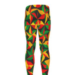 Abstract Reggae Pattern Print Men's leggings