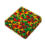 Abstract Reggae Pattern Print Outdoor Seat Cushion Cover