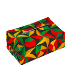 Abstract Reggae Pattern Print Rectangle Tissue Box Cover