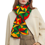 Abstract Reggae Pattern Print Scarf