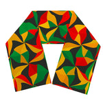 Abstract Reggae Pattern Print Scarf