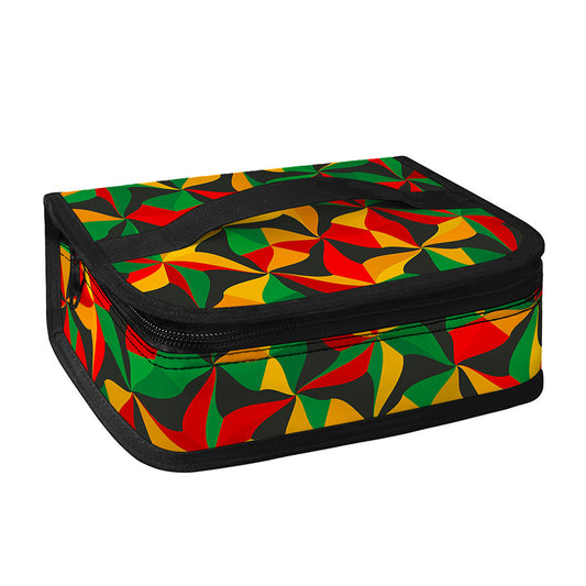 Abstract Reggae Pattern Print Small Lunch Bag