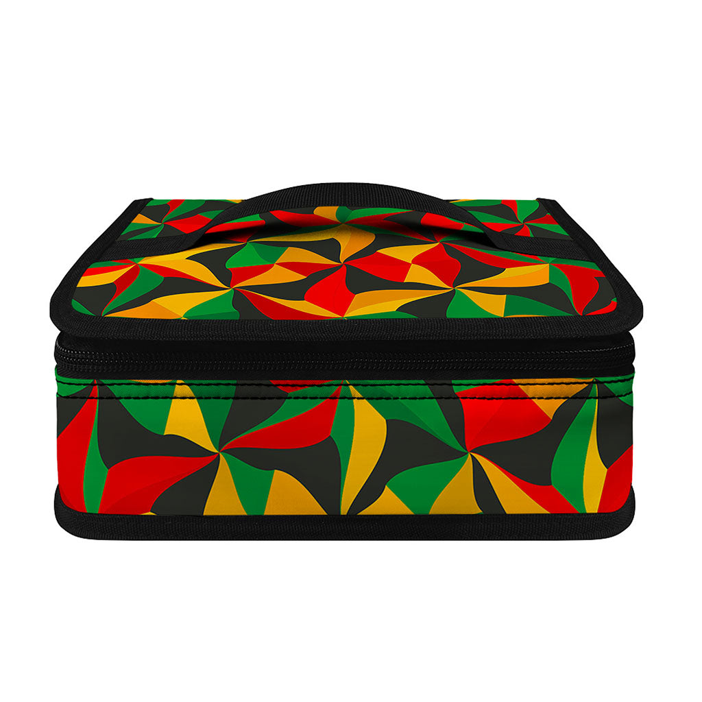 Abstract Reggae Pattern Print Small Lunch Bag
