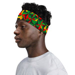 Abstract Reggae Pattern Print Sports Headband