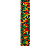 Abstract Reggae Pattern Print Table Runner