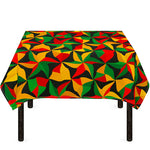 Abstract Reggae Pattern Print Tablecloth