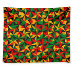 Abstract Reggae Pattern Print Tapestry