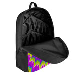 Abstract Spiral Moving Optical Illusion 17 Inch Backpack