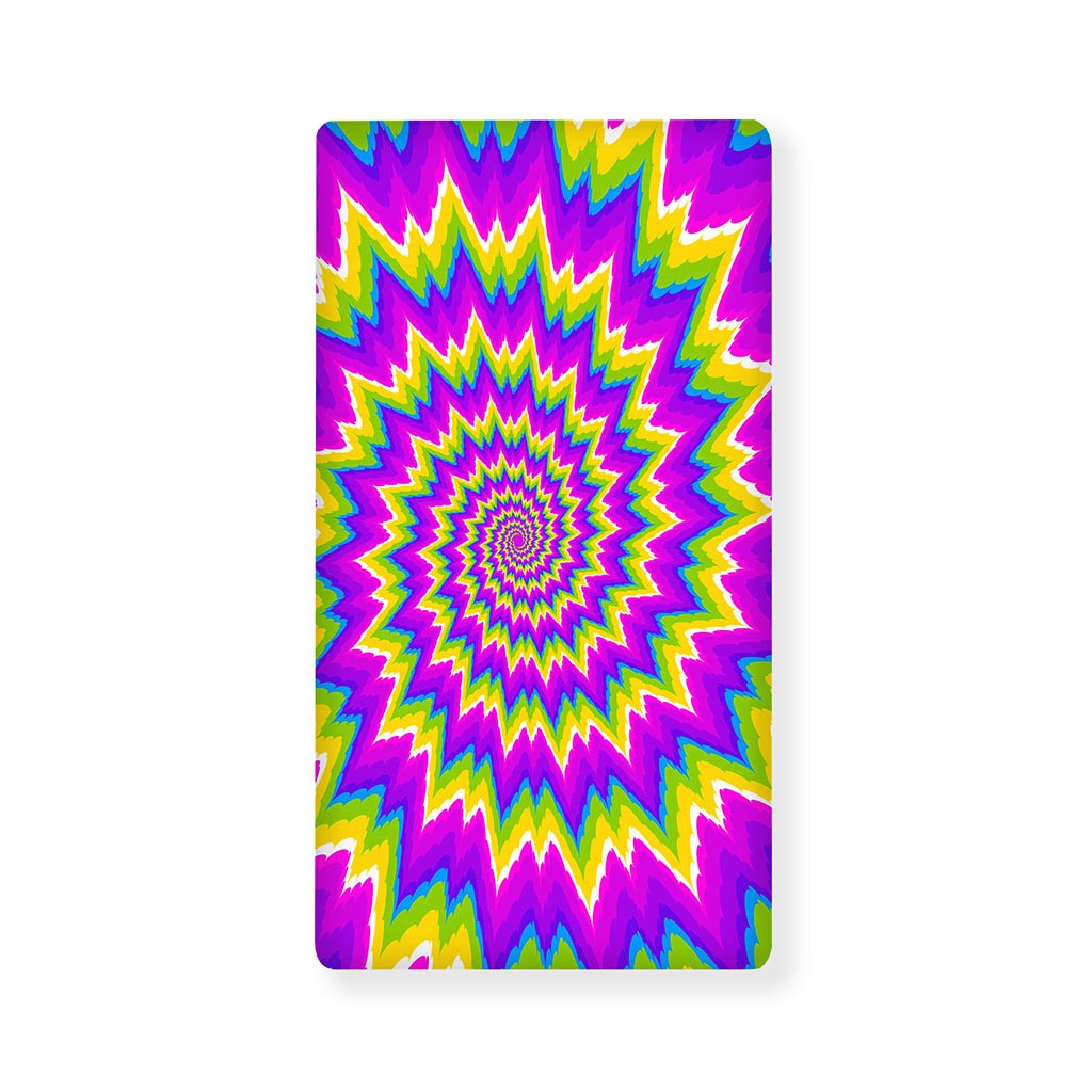 Abstract Spiral Moving Optical Illusion Baby Crib Sheet