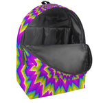 Abstract Spiral Moving Optical Illusion Backpack