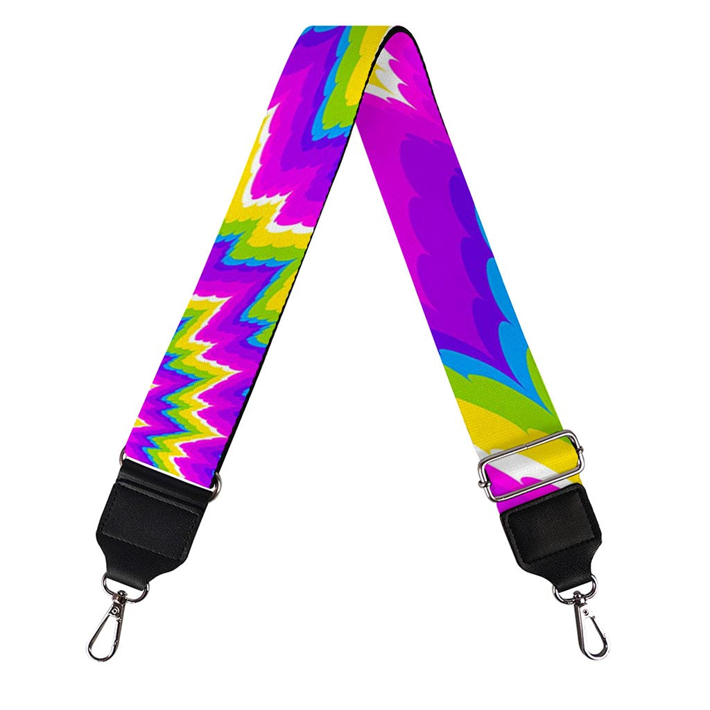 Abstract Spiral Moving Optical Illusion Bag Strap