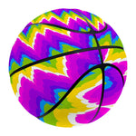 Abstract Spiral Moving Optical Illusion Basketball