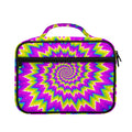Abstract Spiral Moving Optical Illusion Briefcase Bible Bag