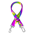 Abstract Spiral Moving Optical Illusion Dog Seat Belt