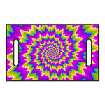 Abstract Spiral Moving Optical Illusion Golf Cart Seat Cover